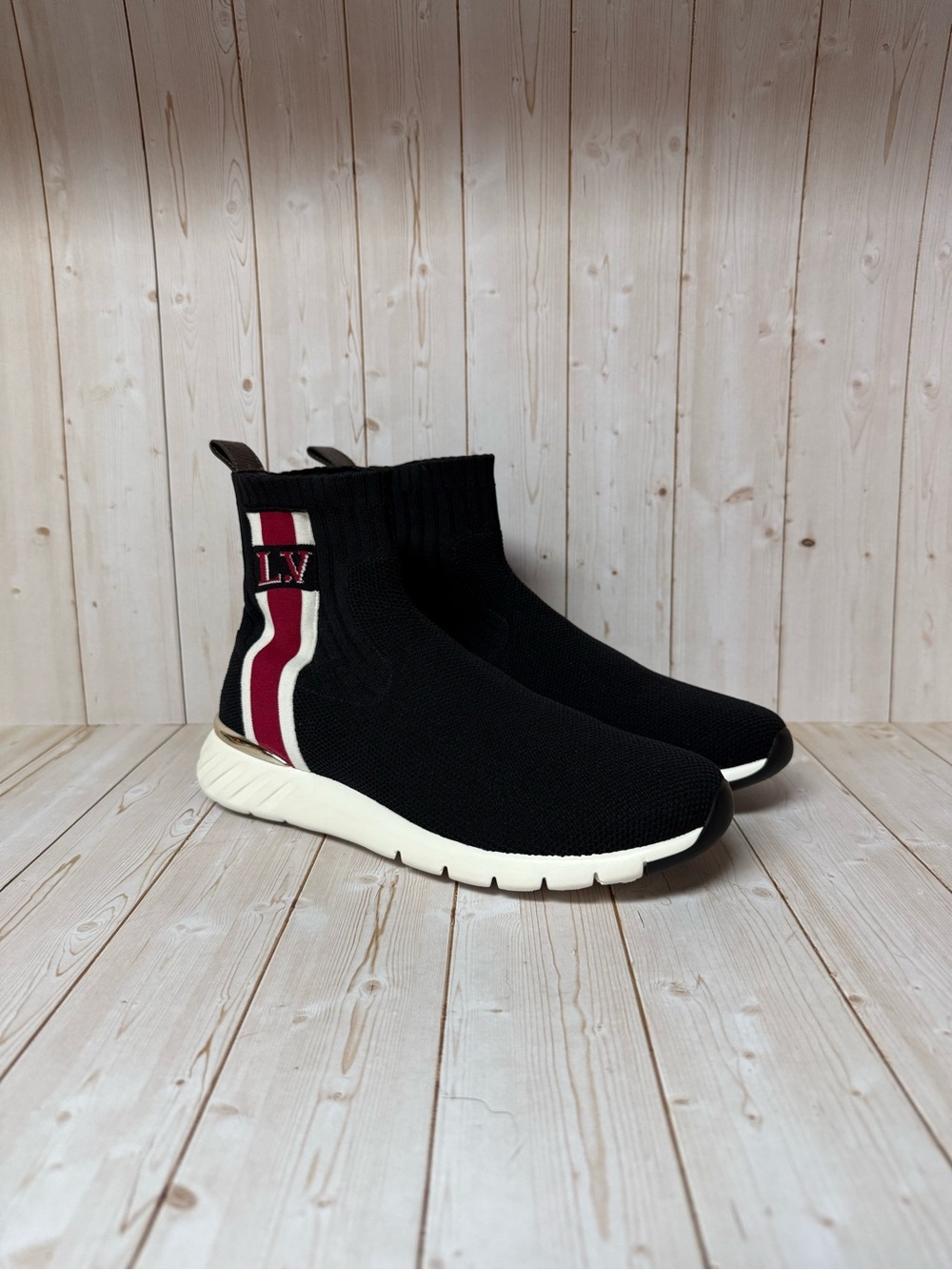 Louis Vuitton Stretch Fabric ‘Aftergame’ Sneaker Black Sz 38 / 8